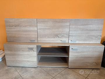 Mobile soggiorno moderno in legno chiro-come nuovo