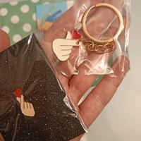 portachiavi  e spilla I love Corea 