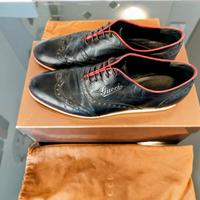 Scarpe Gucci in pelle nera - Taglia 42.5
