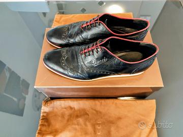 Scarpe Gucci in pelle nera - Taglia 42.5