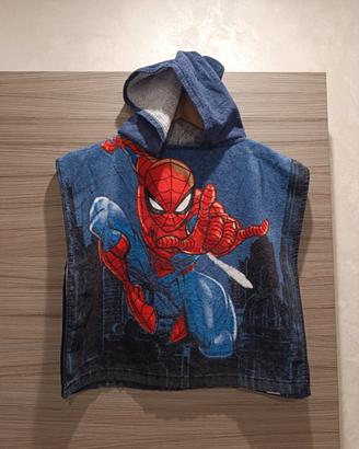 Accappatoio Spiderman con cappuccio