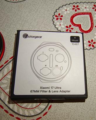 Xiaomi 17 ultra Fotorgear adattatore ottiche