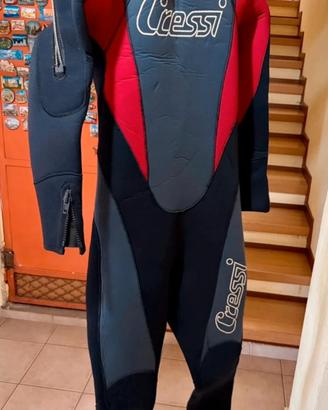 muta semistagna cressi tg. V perfetta 