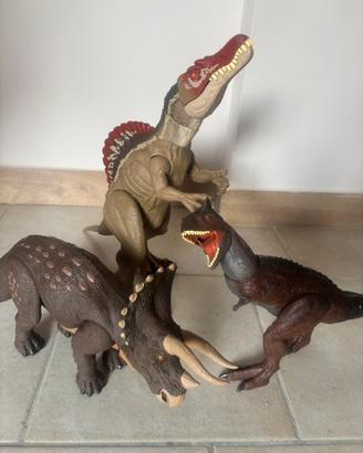 Dinosauri Jurassic World lotto di 3 pezzi