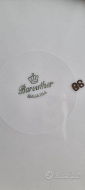 Servizio porcellana Bareuther Bavaria filo oro