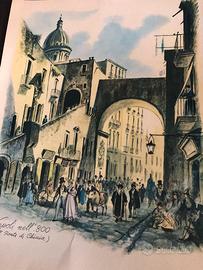 Stampa di Napoli antica