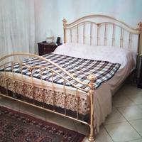 Prestigioso Letto matrimoniale in Ottone/Oro
