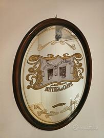 specchio pubblicitario vintage