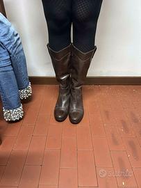 Stivali in vera pelle