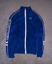 tuta lacoste blu catarifrangente xs