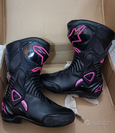 Alpinestars SMX-1 R v2 stivali moto donna (nero)