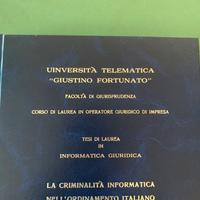 Tesi di Laurea in Informatica Giuridica