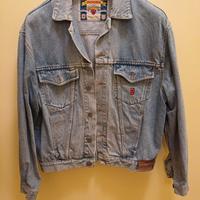 GIACCA GIUBBINO JEANS UNIFORM VINTAGE TG M ANNI 90