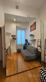 armadio 5 ante a specchio 