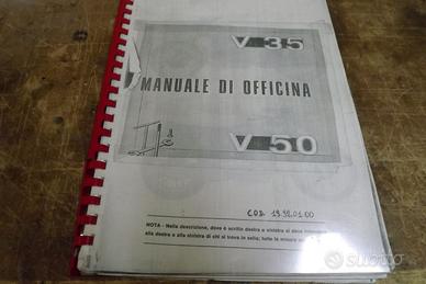 MANUALE D'OFFICINA PER MOTO GUZZI V 35 V50