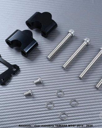 Alzamoto / riser manubrio YAMAHA MT07 2014 - 2020