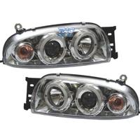 FARI FORD FIESTA 95-99 ANGEL EYES FONDO CROMATO