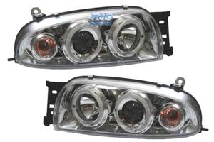 FARI FORD FIESTA 95-99 ANGEL EYES FONDO CROMATO