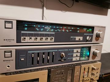 🎵Sanyo amplificatore e radio 