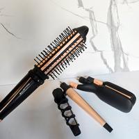 Rowenta Infinite Looks, piastra/arricciacapelli..