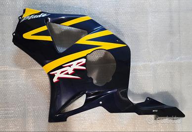 Honda CBR 954 RR Carena Lato Sinistro Giallo/Blu