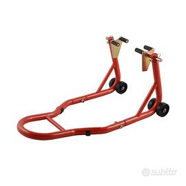 CAVALLETTO ALZAMOTO ANTERIORE A FORCHETTE 4 RUOTE 