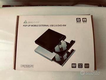 Unità DVD-RW estena mobile. (Nuova)