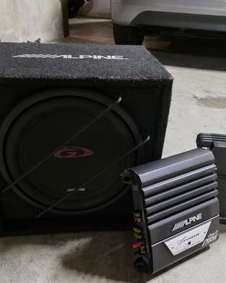 Subwoofer e amplificatori Alpine 