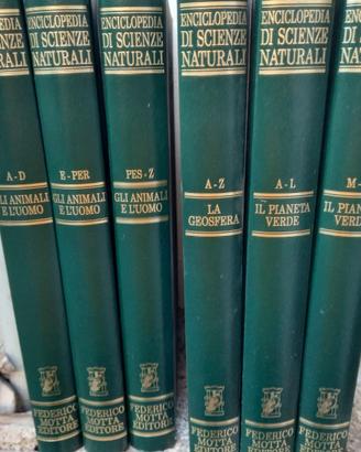 enciclopedia Motta “Scienze naturali”
