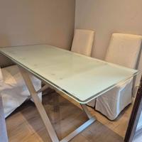 tavolo allungabile vetro  da 6 Calligaris