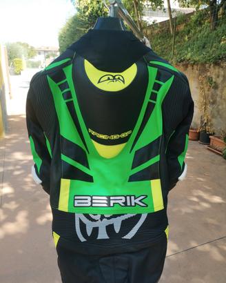 tuta moto 52 berik NUOVA!! intera in pelle