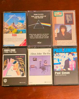 Musicassette rock (Pink Floyd, Asia...)