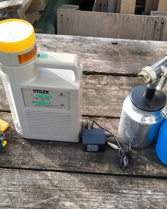 Lampada emergenze, pistole verniciare