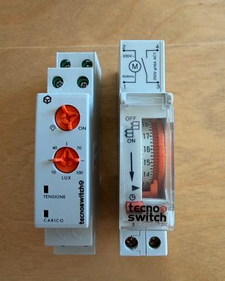 2 interruttori modulari Tecnoswitch