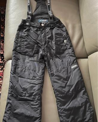 Pantalone sci brugi 7/8 anni+felpa