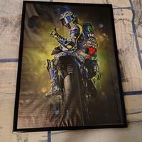 quadro con vetro di Valentino Rossi 
