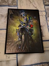quadro con vetro di Valentino Rossi 