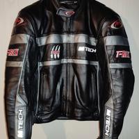 Giubbotto moto in pelle M-Tech