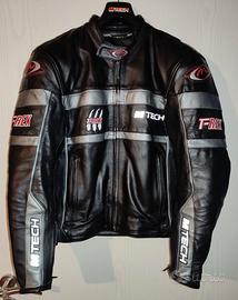 Giubbotto moto in pelle M-Tech