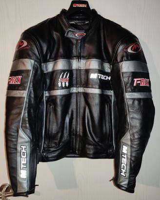 Giubbotto moto in pelle M-Tech