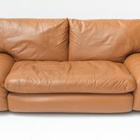 Divano Arflex modello Bengodi pelle, Cini Boeri .