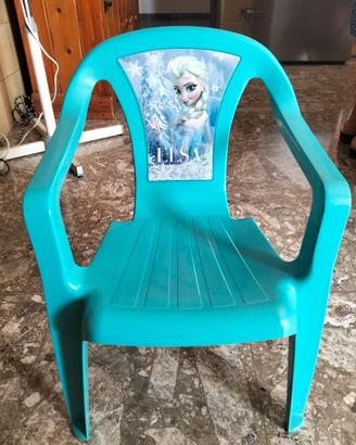 Sediolina  Elsa per bambini 