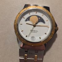 Orologio BREIL QUART fasi lunari cinturino acciaio
