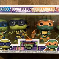 Funko Pop Tartarughe Ninja Glow 4 Pack