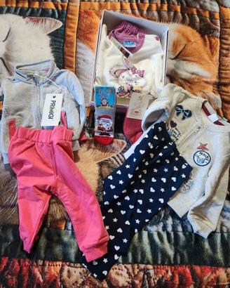 set bimba 9-12 mesi nuovo primigi