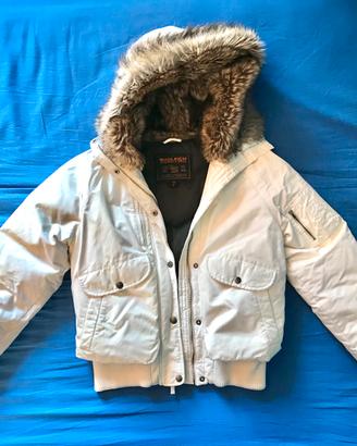 Piumino Woolrich bianco originale