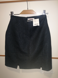 Gonna blu scura tutta brillantinata