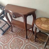 sedia più due tavolini