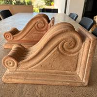 mensole in cotto dell'Impruneta