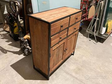 Credenza mobile cassettiera in legno